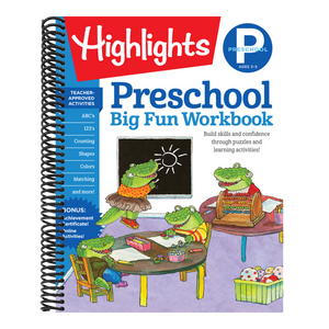 Preschool Big Fun Workbook: 256-Page Preschool Learning Workbook, Practice Math, Writing, Shapes and More with Puzzles and Activities for Preschoolers