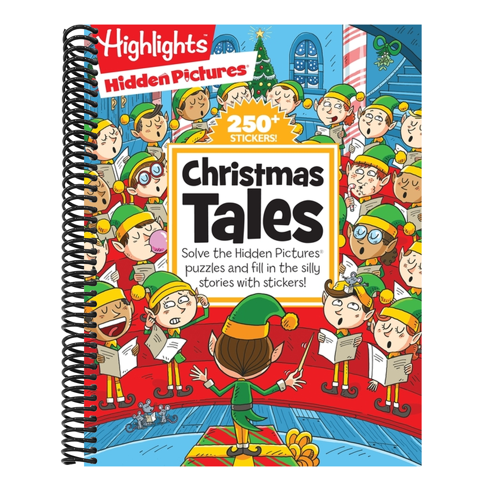Christmas Tales: Must-Have Christmas Book for Kids with Christmas Puzzles, Over 250 Stickers and Silly Stories