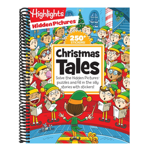 Christmas Tales: Must-Have Christmas Book for Kids with Christmas Puzzles, Over 250 Stickers and Silly Stories