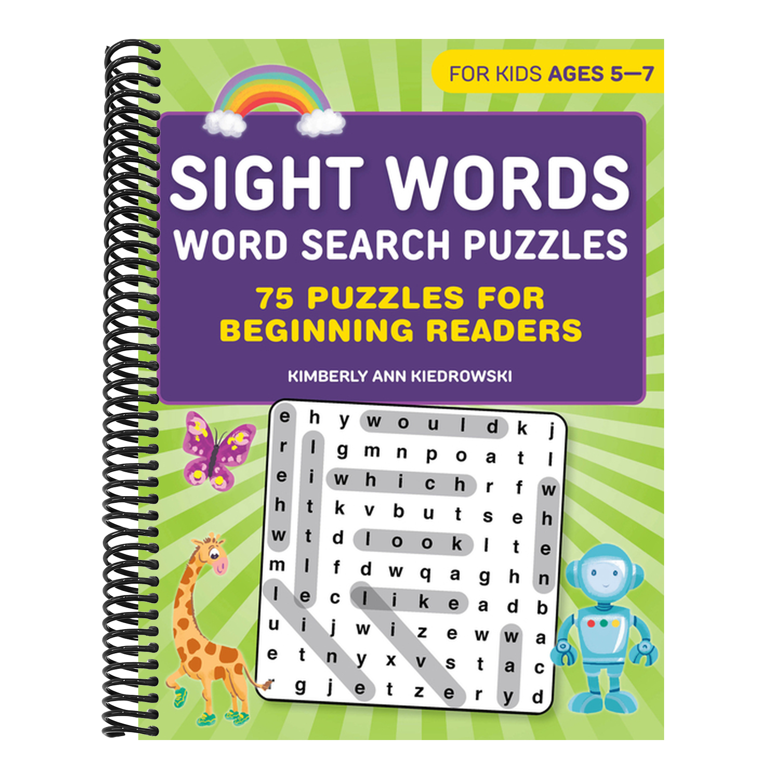 Sight Words Word Search Puzzles: 75 Puzzles for Beginning Readers