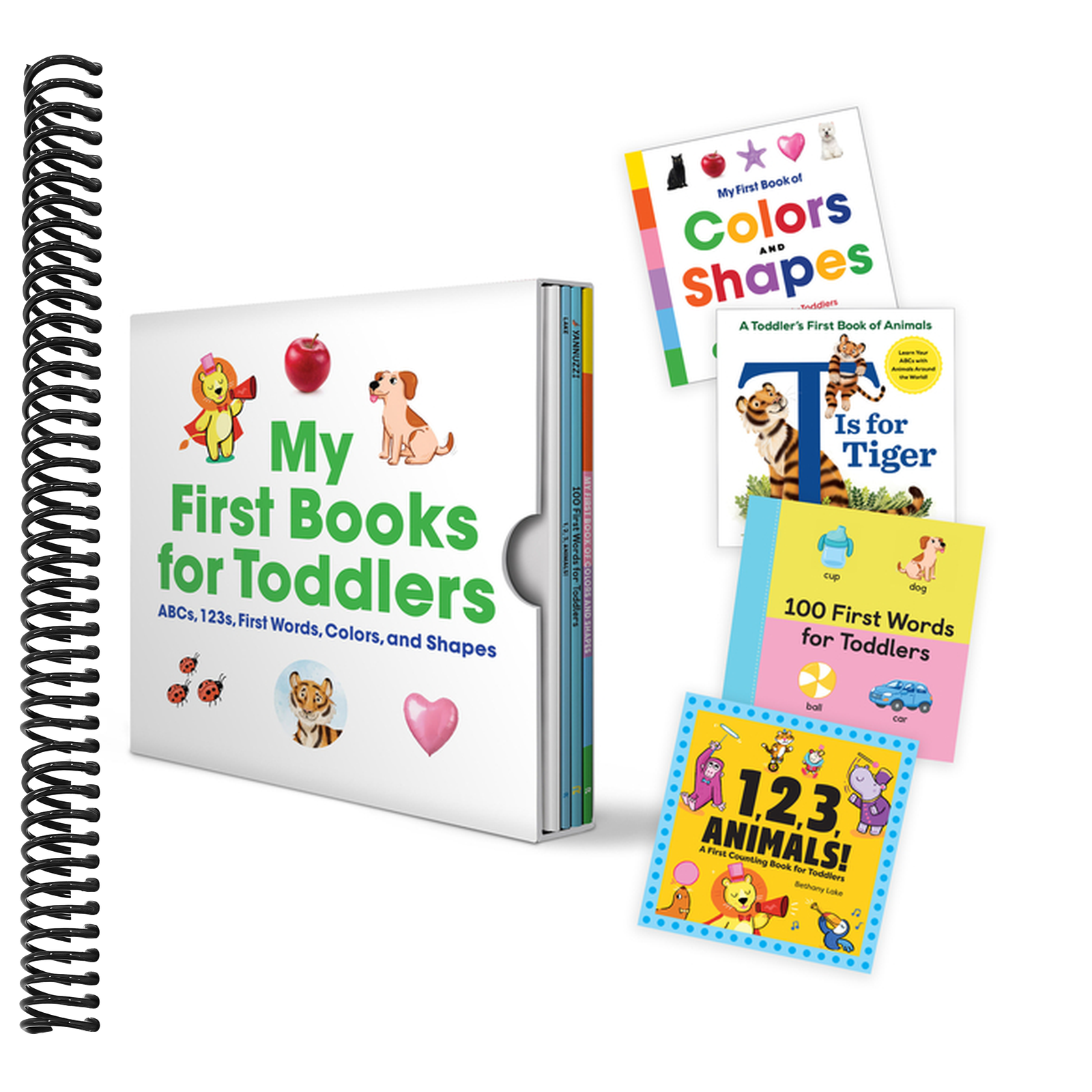 My First Books for Toddlers Box Set: Abcs, 123s, First Words, Colors and Shapes