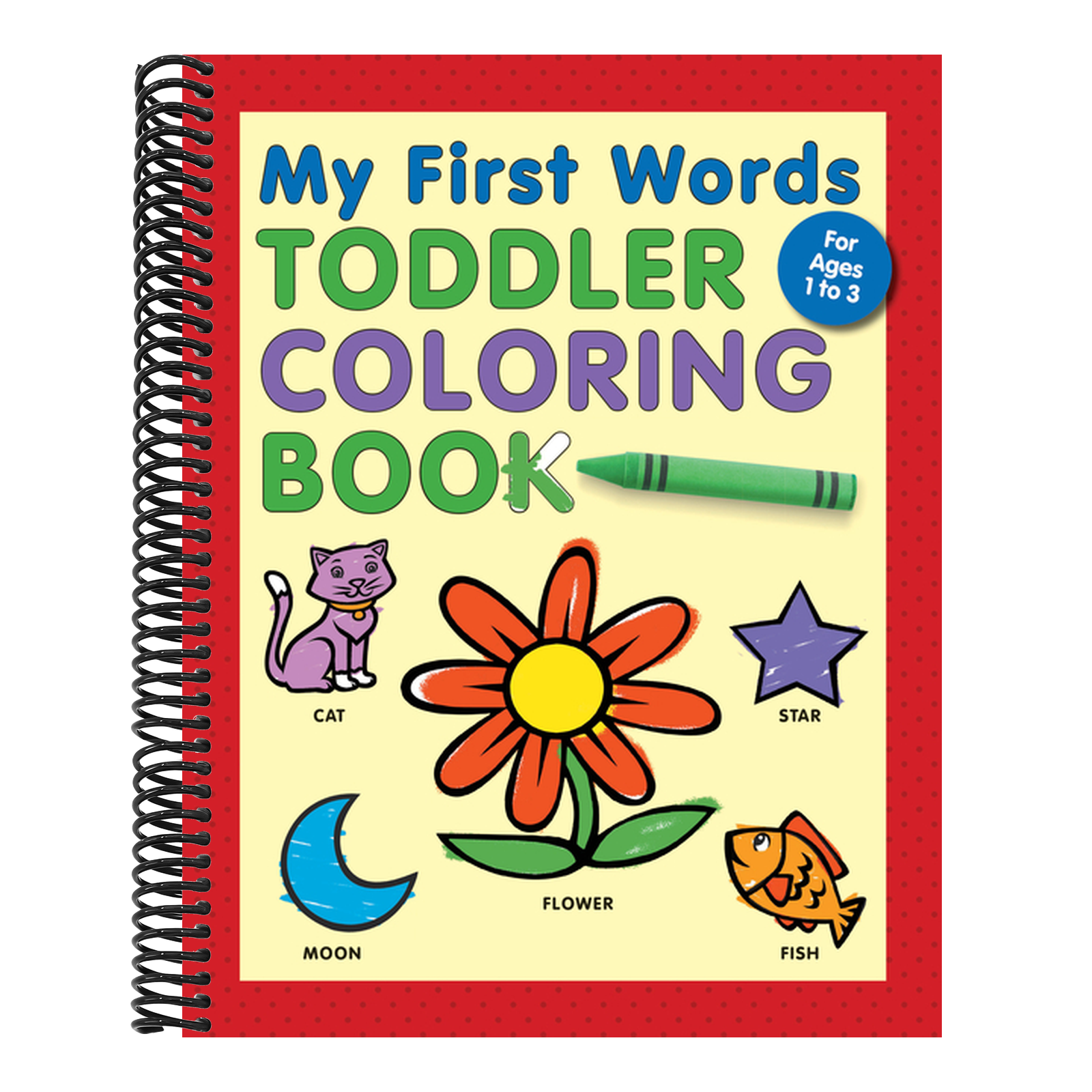 My First Words Toddler Coloring Book