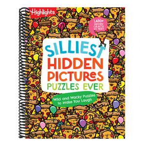 Silliest Hidden Pictures Puzzles Ever: Search-And-Find Book for Kids 6 and Up with Over 1,000 Hidden Objects, Road Trip Games, Silly Jokes and Wacky R