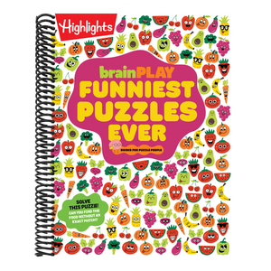 Brainplay Funniest Puzzles Ever: Over 200 Super Silly Brain Games, Wacky Activities and Hilarious Puzzles, Funny Gift for Kids Ages 7 and Up