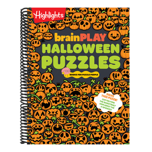 Brainplay Halloween Puzzles: A Challenging Halloween Activity Book for Kids Ages 7 and Up with Over 200 Puzzles, Logic Games, Mazes and Hidden Picture