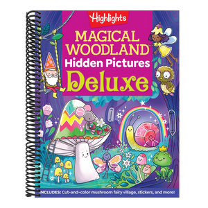 Magical Woodland Hidden Pictures Deluxe: 96 Pages of Magical Recipes, Crafts, Forest Puzzles and Stickers, Search for Mushrooms, Gnomes, Woodland Anim