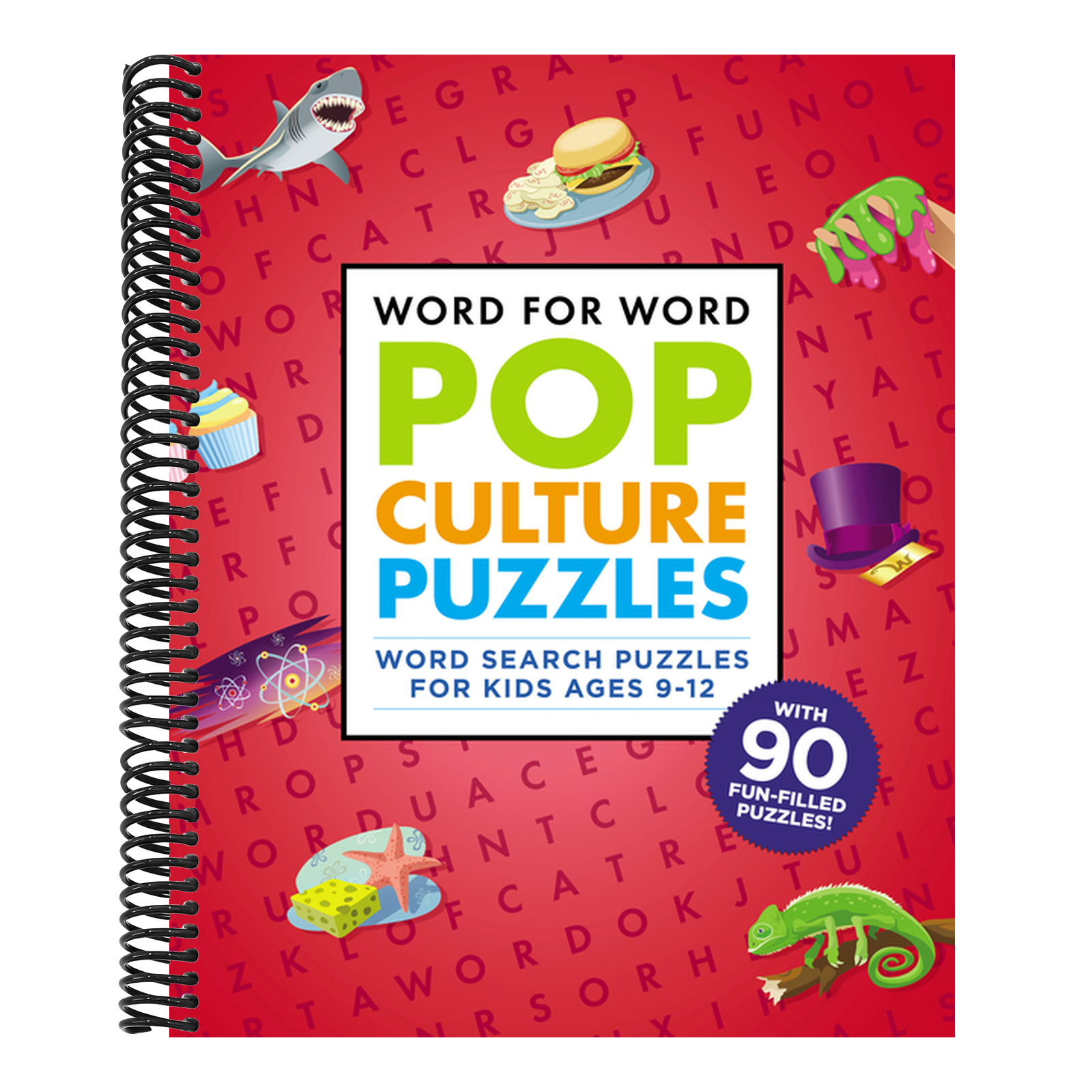 Word for Word: Pop Culture Puzzles: Word Search Book for Kids Ages 9-12