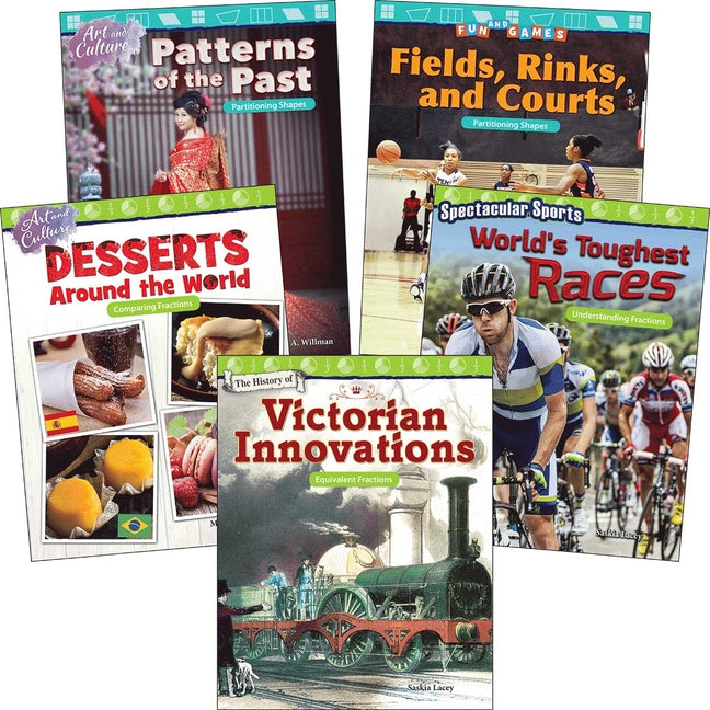 Fractions: Grades 2-3 (5-Book Set) (Mathematics in the Real World) (1ST ed.)