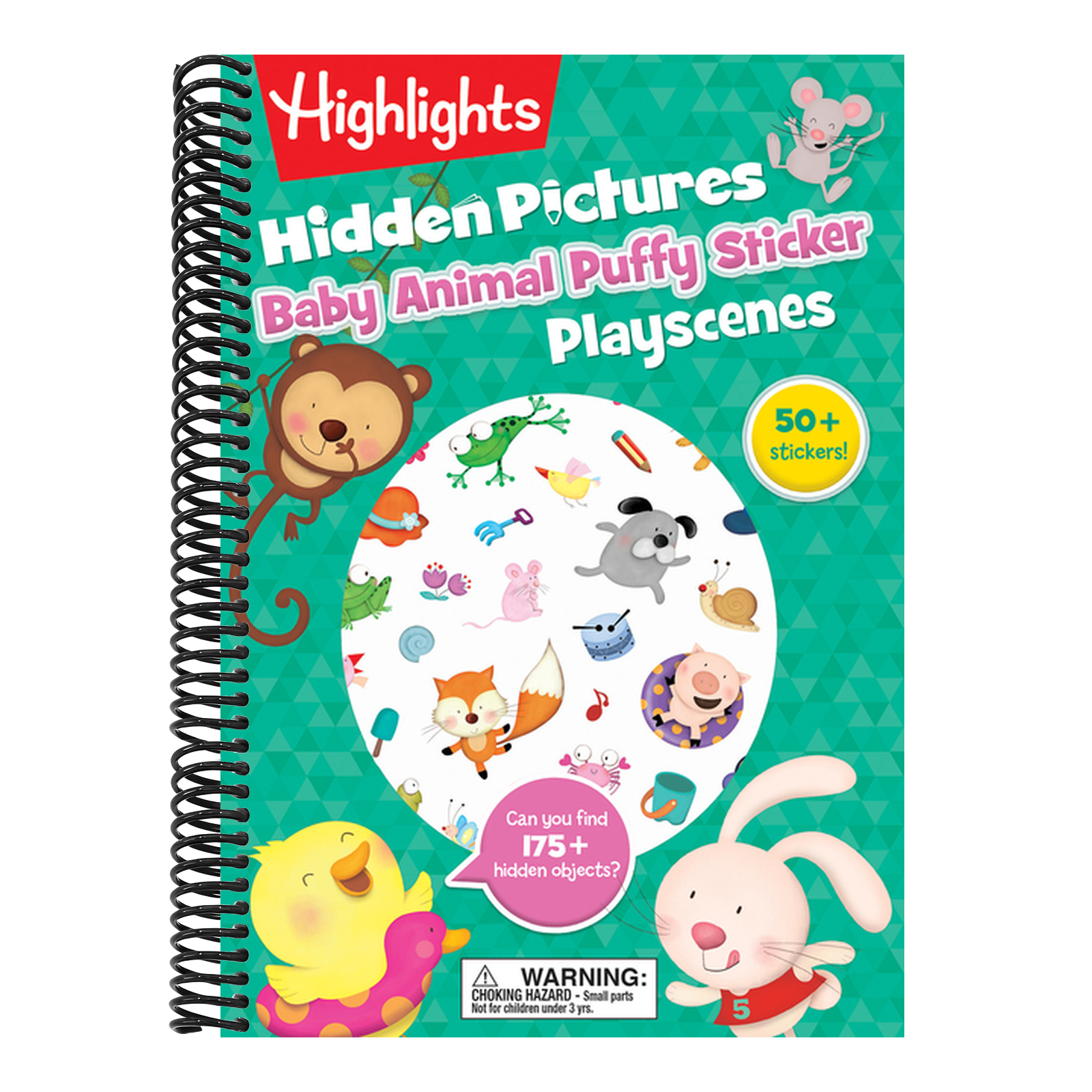 Baby Animal Hidden Pictures Puffy Sticker Playscenes: Baby Animal Hidden Pictures Puffy Sticker Playscenes (Highlights Puffy Sticker Playscenes) Hidde