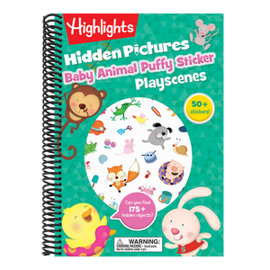 Baby Animal Hidden Pictures Puffy Sticker Playscenes: Baby Animal Hidden Pictures Puffy Sticker Playscenes (Highlights Puffy Sticker Playscenes) Hidde