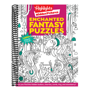 Enchanted Fantasy Puzzles: Find Over 1,800 Hidden Objects Within This Fairy Tale Puzzle Book with Dragons, Fairies and Magical Creatures