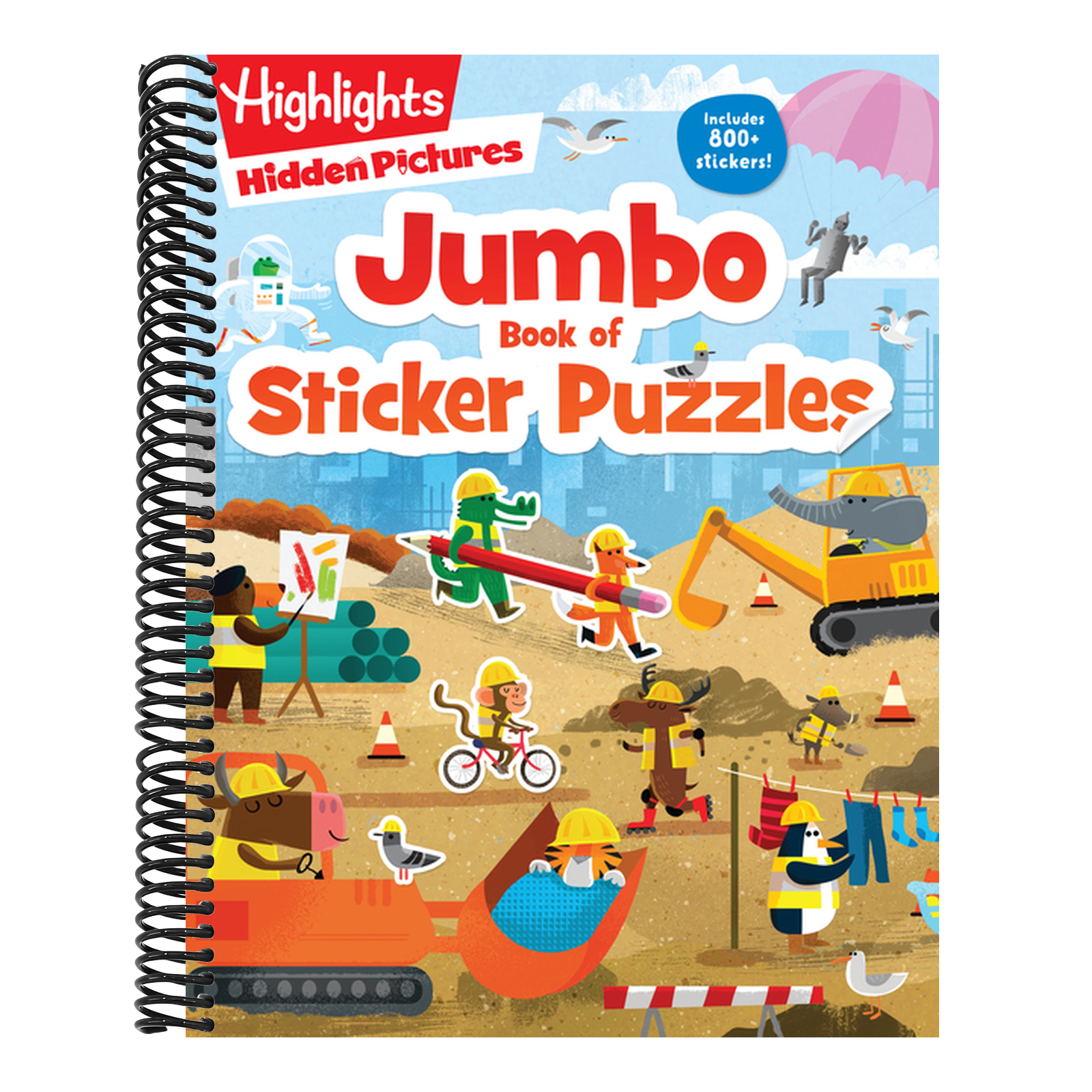 Jumbo Book of Sticker Puzzles: Ultimate Sticker Puzzle Fun with Over 800 Stickers & 100 Activities, Including Mazes, Hidden Pictures Scenes & Logic Pu
