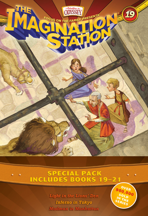 Imagination Station Books 3-Pack: Light in the Lions' Den / Inferno in Tokyo / Madman in Manhattan (Imagination Station Books)