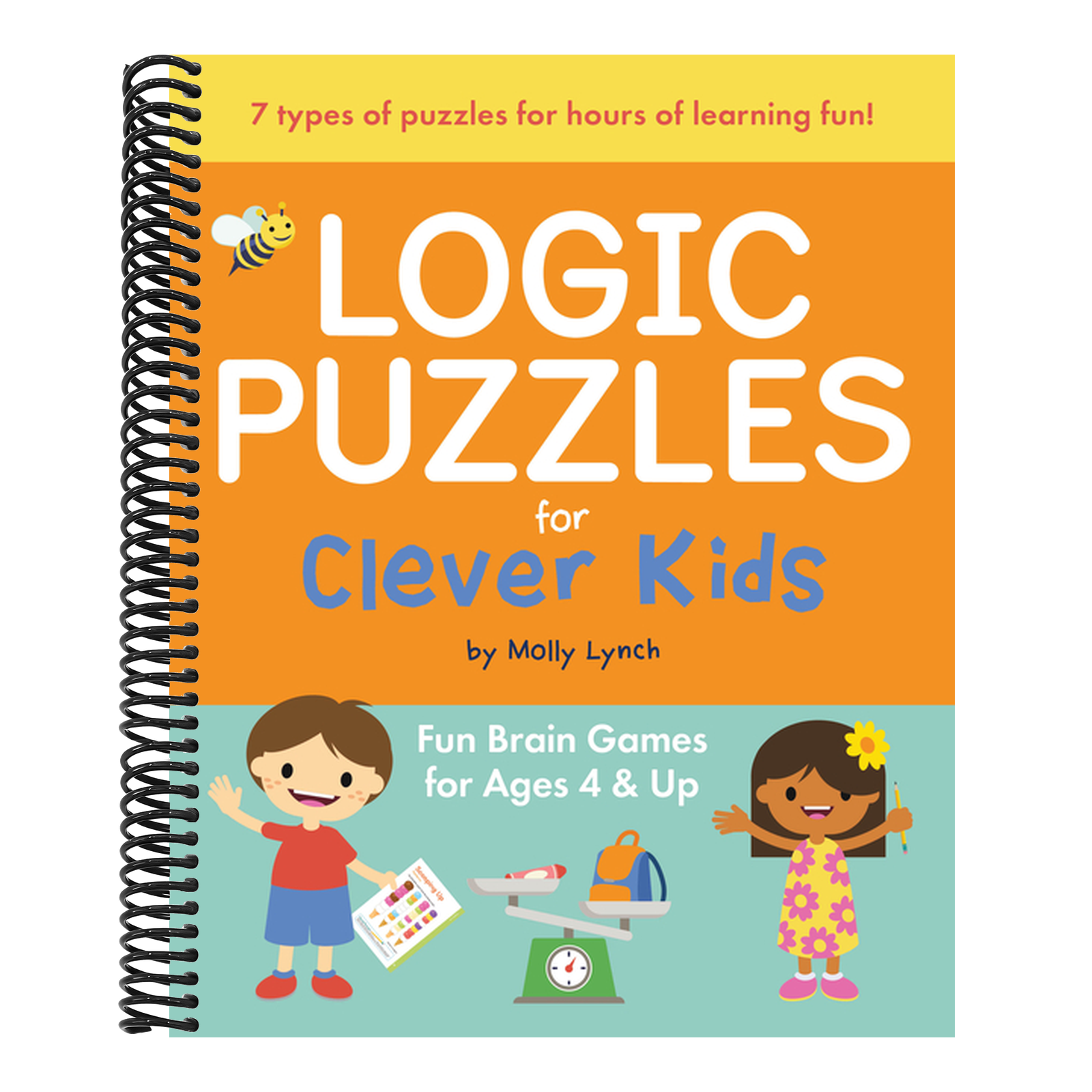 Logic Puzzles for Clever Kids: Fun Brain Games for Ages 4 & Up
