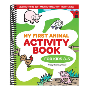 My First Animal Activity Book: For Kids 3-5
