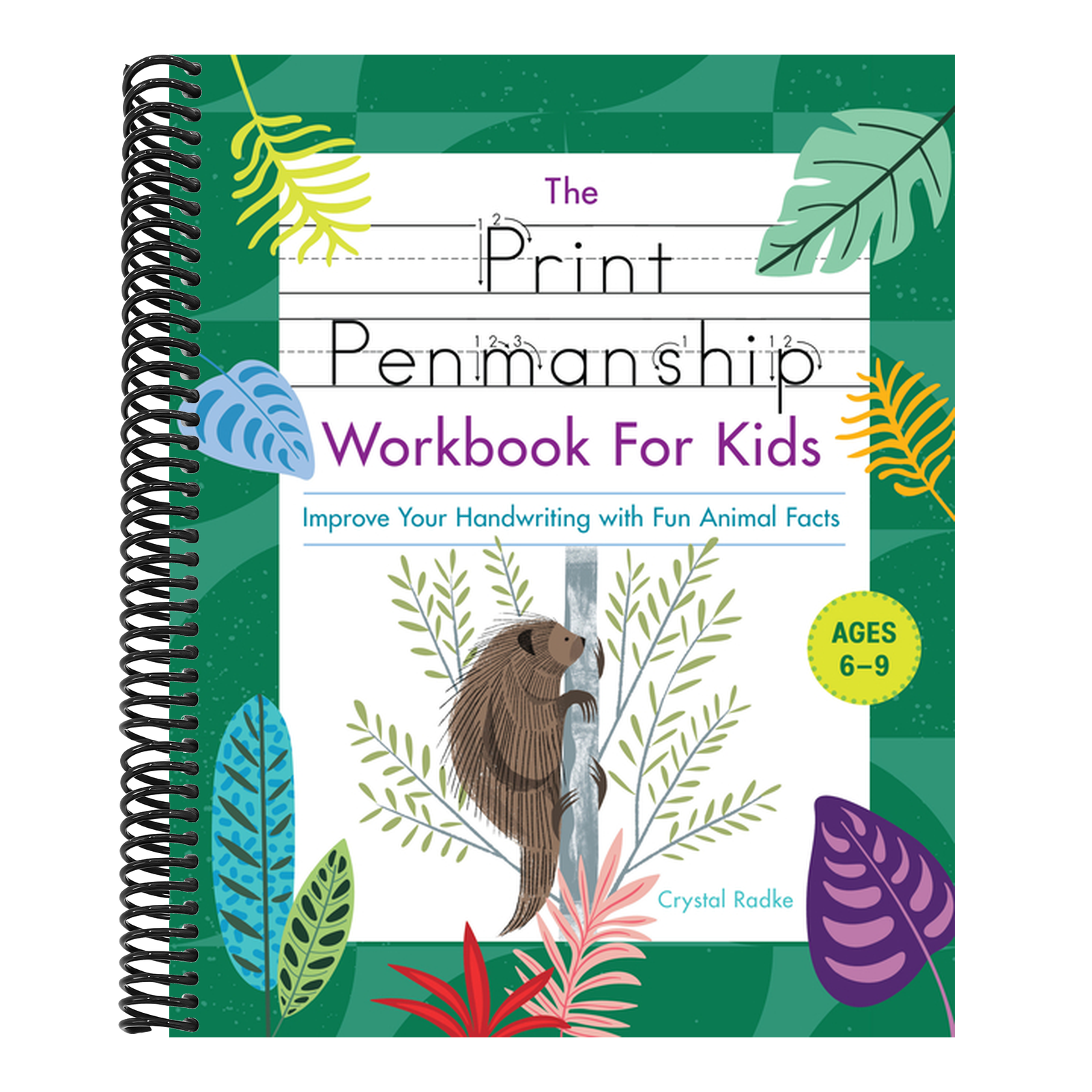 The Print Penmanship Workbook for Kids: Improve Your Handwriting with Fun Animal Facts