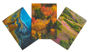 Refuge Sewn Notebook Collection (Set of 3): National Wildlife Refuge System (Gifts for Outdoor Enthusiasts and Nature Lovers, Journals for Hikers, Nat