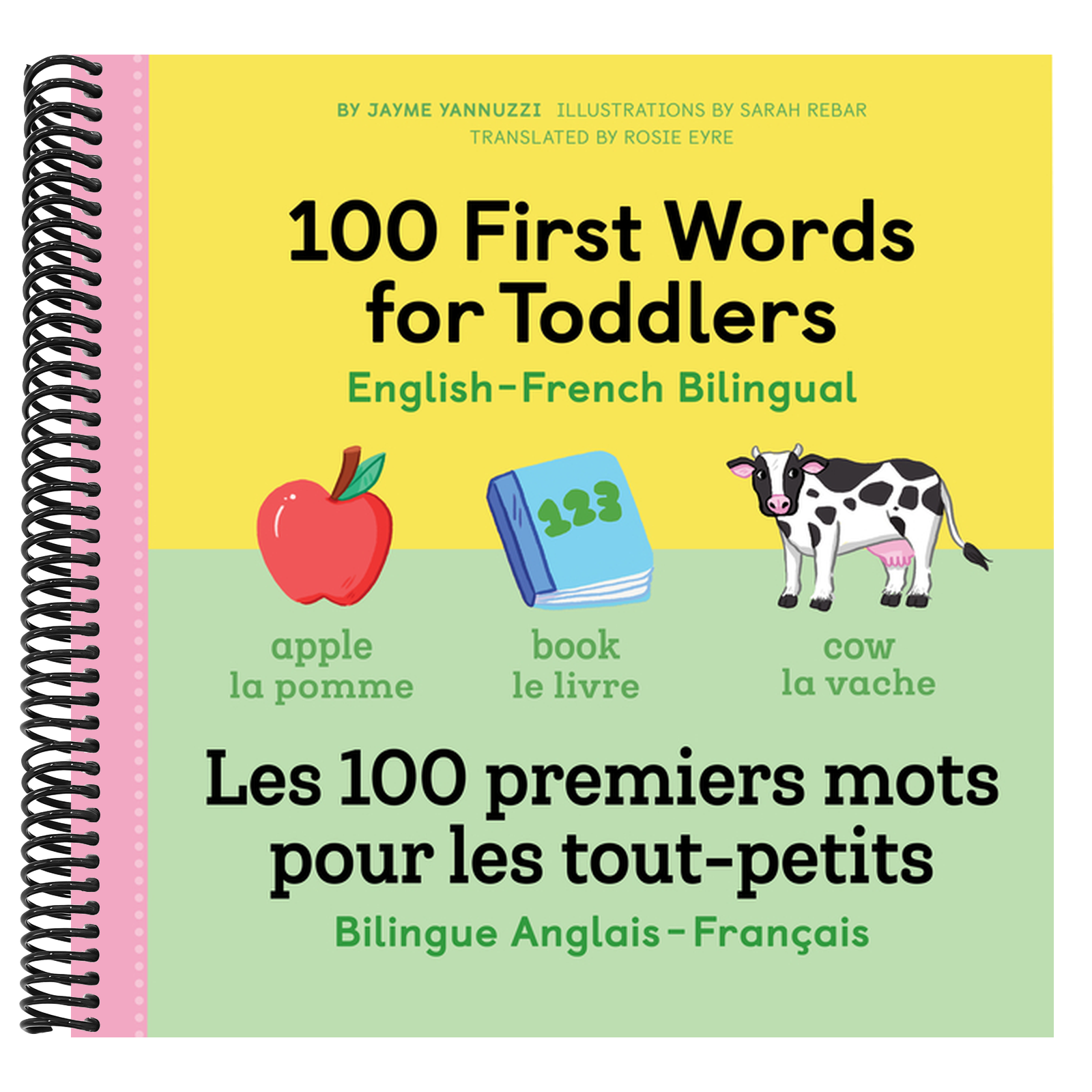 100 First Words for Toddlers: English-French Bilingual: A French Book for Kids