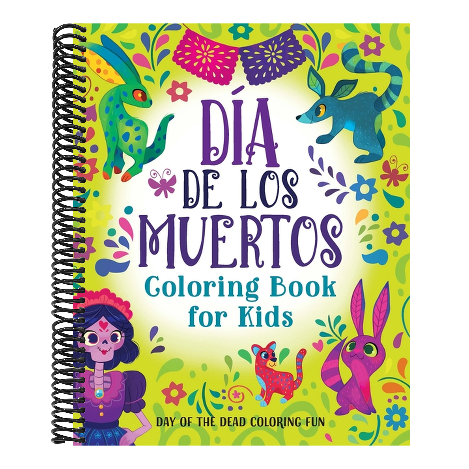Día de los Muertos Coloring Book for Kids: Day of the Dead Coloring Fun