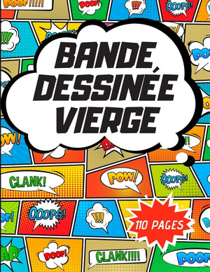 Bande dessinée vierge: 110 pages