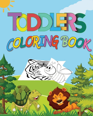 Toddlers Coloring Book: Toddler ABC coloring book, Animal Alphabet Coloring, high-quality black&white coloring designs, coloring book for kids ages 2-
