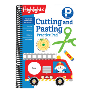 Preschool Cutting and Pasting: Scissor Skills Activity Book for Preschoolers to Practice Cutting Paper, Sort, Match, Find Patterns and More