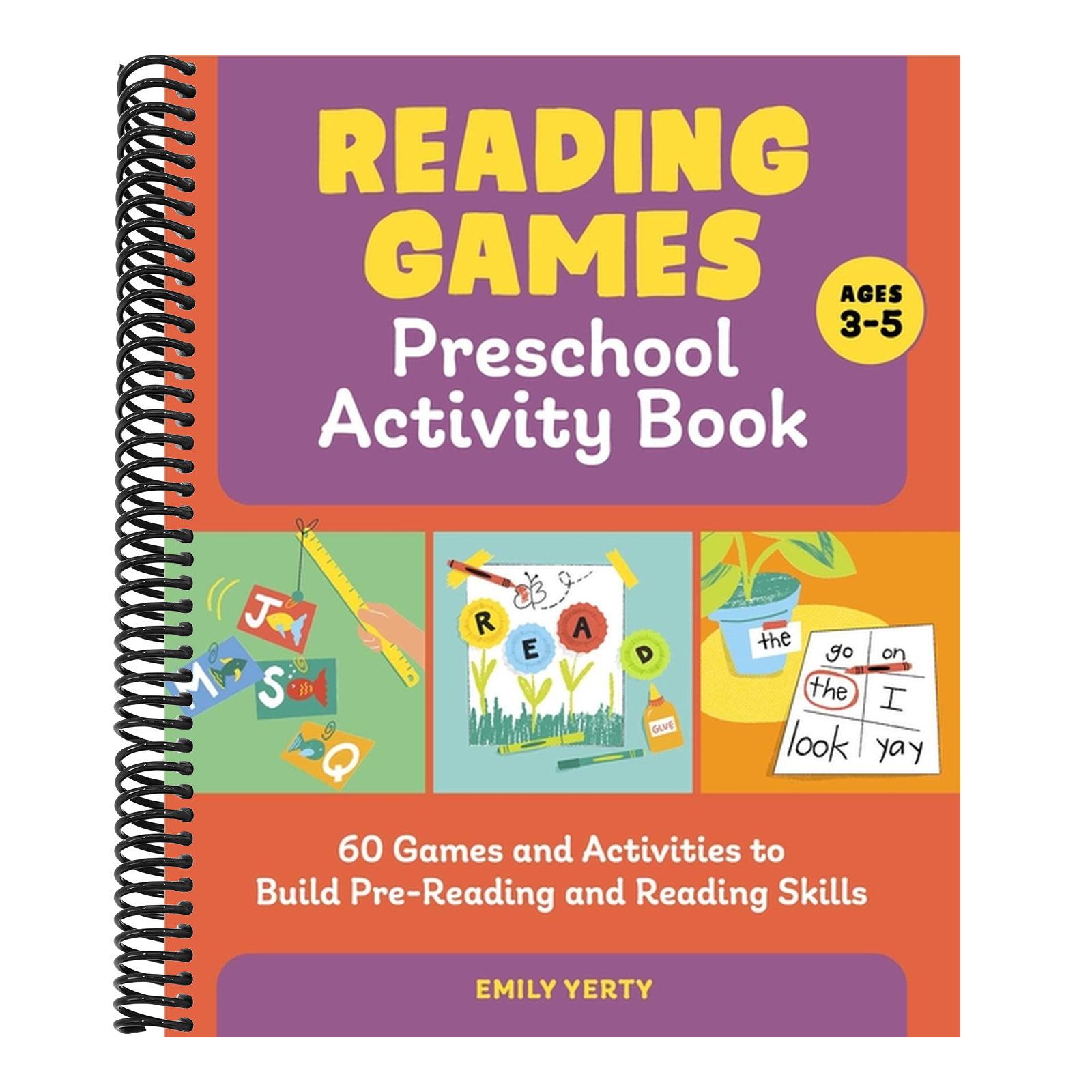 Reading Games Preschool Activity Book: 60 Games and Activities to Build Pre-Reading and Reading Skills