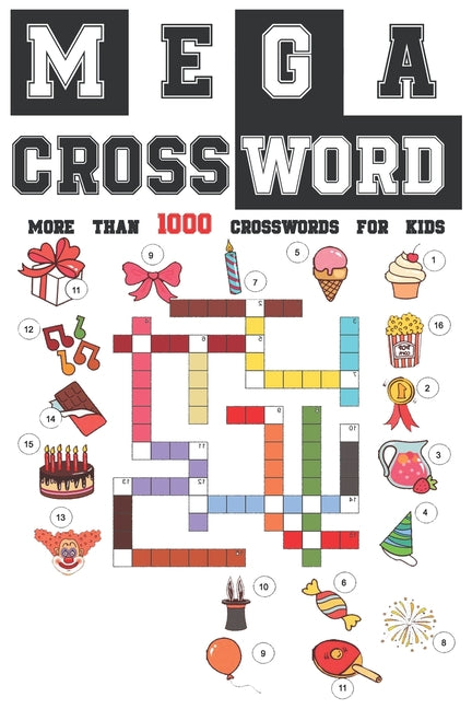 Mega Crossword: More than 1000 crossword for kids