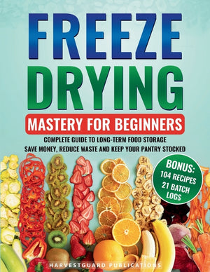 Freeze Drying Mastery For Beginners: Complete Guide to Long-Term Food Storage, Save Money, Reduce Waste and Keep Your Pantry Stocked