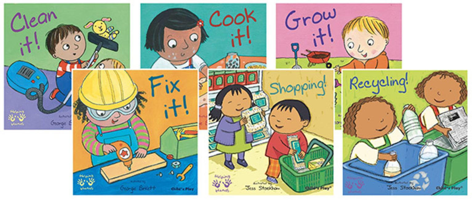 Helping Hands Board Book Set of 6 (Social and Emotional Learning Sets)