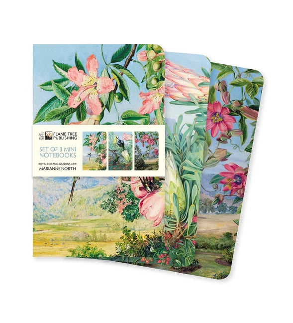 Kew Gardens: Marianne North Set of 3 Mini Notebooks (Mini Notebook Collections)