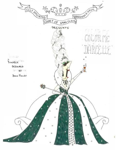 Color Me Darcelle: Coloring Book from 1973