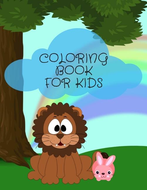 COLORING Book For Kids: Ages 4-8 Childhood Learning, Preschool Activity Book 100 Pages Size 8x10 Inch