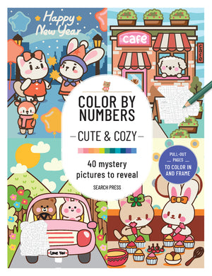 Cbn: Cute and Cozy: 40 Mystery Pictures to Reveal