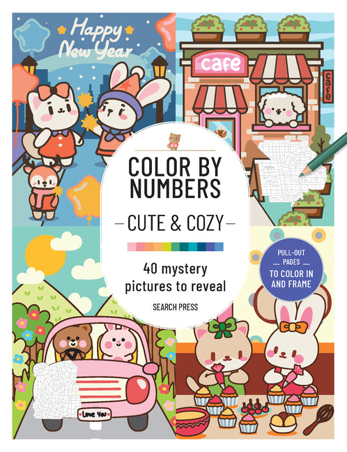 Cbn: Cute and Cozy: 40 Mystery Pictures to Reveal