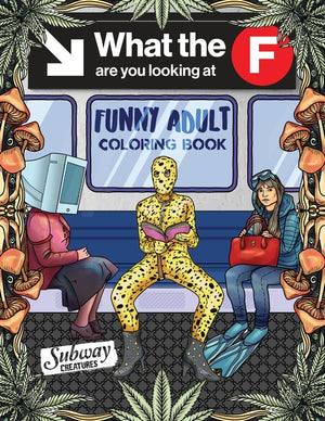 Funny Adult Coloring Book: Fun White Elephant and Gag Gift for Party Lovers & Adults Relaxation filled with Weirdest People Ever Spotted Riding On The