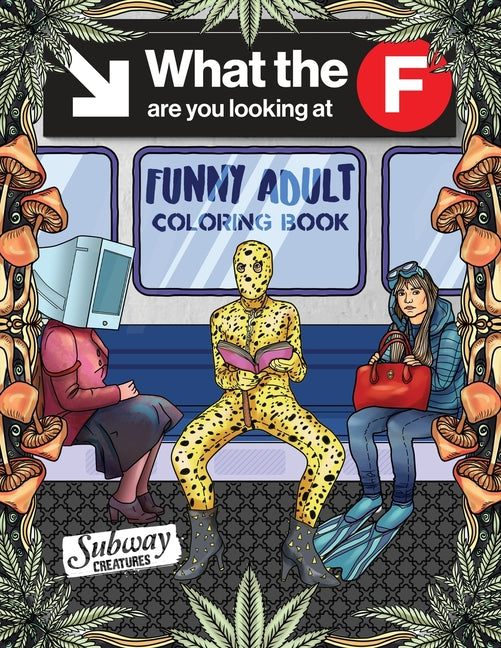 Funny Adult Coloring Book: Fun White Elephant and Gag Gift for Party Lovers & Adults Relaxation filled with Weirdest People Ever Spotted Riding On The