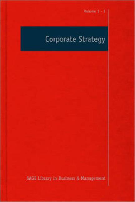 Corporate Strategy (Sage Library in Business and Management) (1ST ed.)