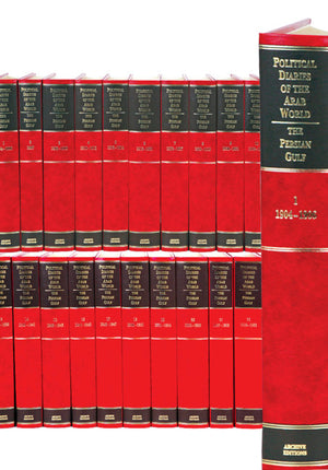 Political Diaries of the Arab World: Persian Gulf 1904-1965 24 Volume Hardback Set (Cambridge Archive Editions)