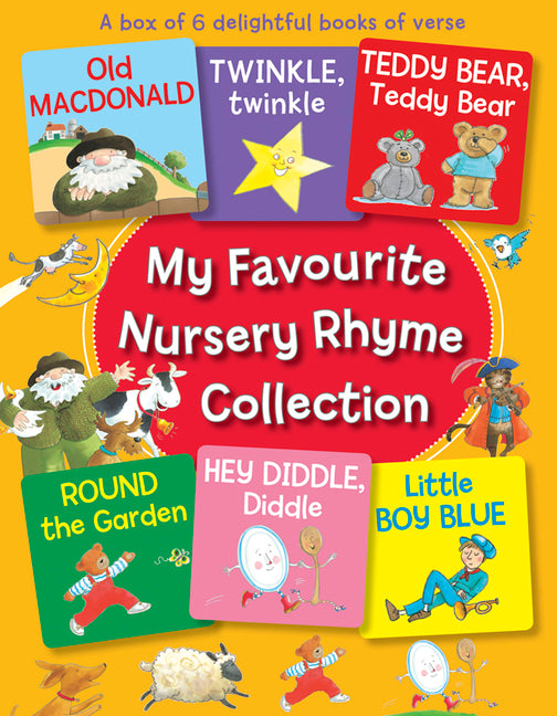 My Favourite Nursery Rhyme Collection: A Box of Six Delightful Books of Verse