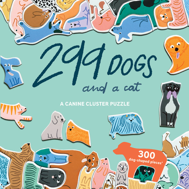 299 Dogs (and a Cat) 300 Piece Cluster Puzzle: A Canine Cluster Puzzle