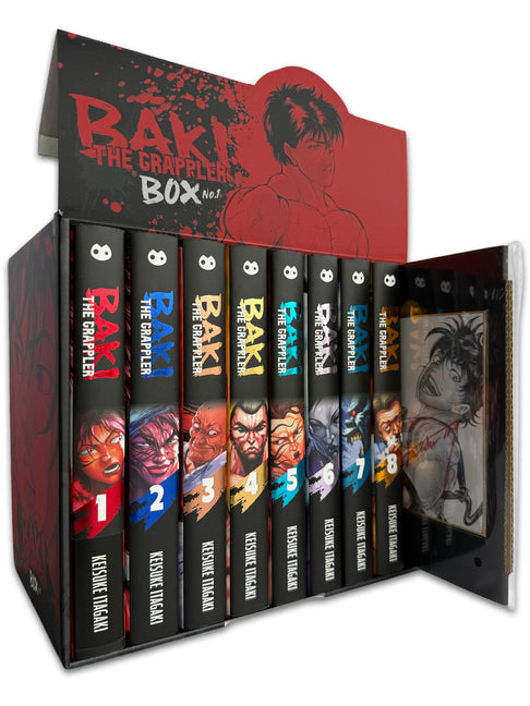 Baki the Grappler (Perfect Edition) Box Set No. 1: Vol. 1-8 + Exclusive Shikishi Board