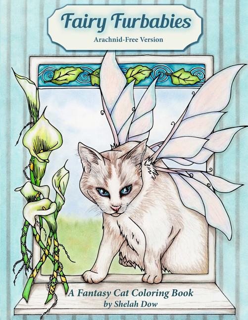 Fairy Furbabies - Arachnid-Free Version: A Fantasy Cat Coloring Book