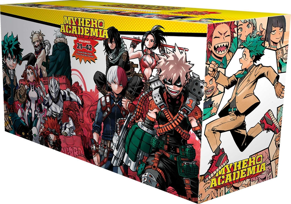 My Hero Academia Box Set 2: Includes Volumes 21-42 with Premium