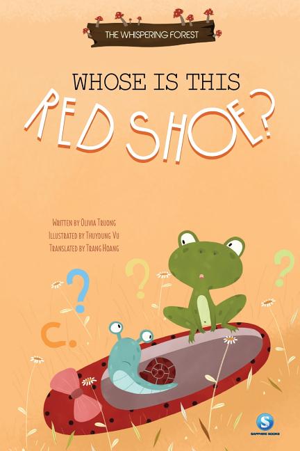 Whose is this red shoe?
