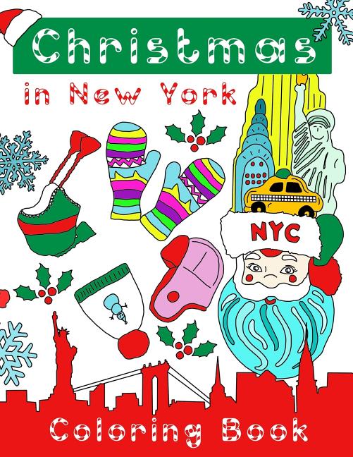 Christmas in New York Coloring Book