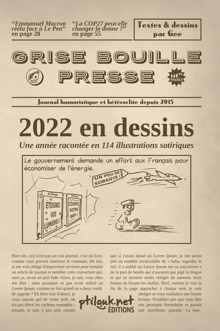 2022 en dessins: Grise Bouille Presse
