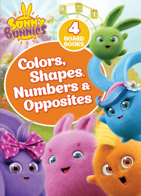 Sunny Bunnies Book Set - My First 100 Words Concepts: Colors, Shapes, Numbers & Opposites Learning Books for 2-3 Year Olds 4-Book Board Set for Toddle (Sunny Bunnies)