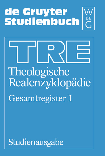 Gesamtregister: Band I: Bibelstellen, Orte, Sachen. Band II: Namen (de Gruyter Studienbuch) (1ST ed.)