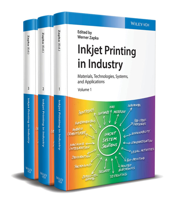 Inkjet Printing in Industry: Materials, Technologies, Systems, and Applications, 3 Volumes (Volumes) (1ST ed.)